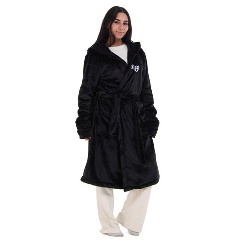 Snuggs Blanket Robe Black